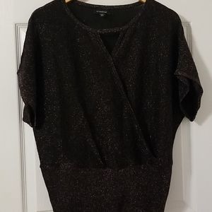 Sparkly short sleeve blouse